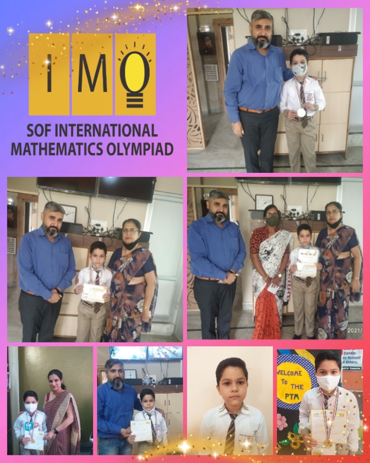 Heartiest Congratulations to ANIk NITHARWAL of  Grade 4th