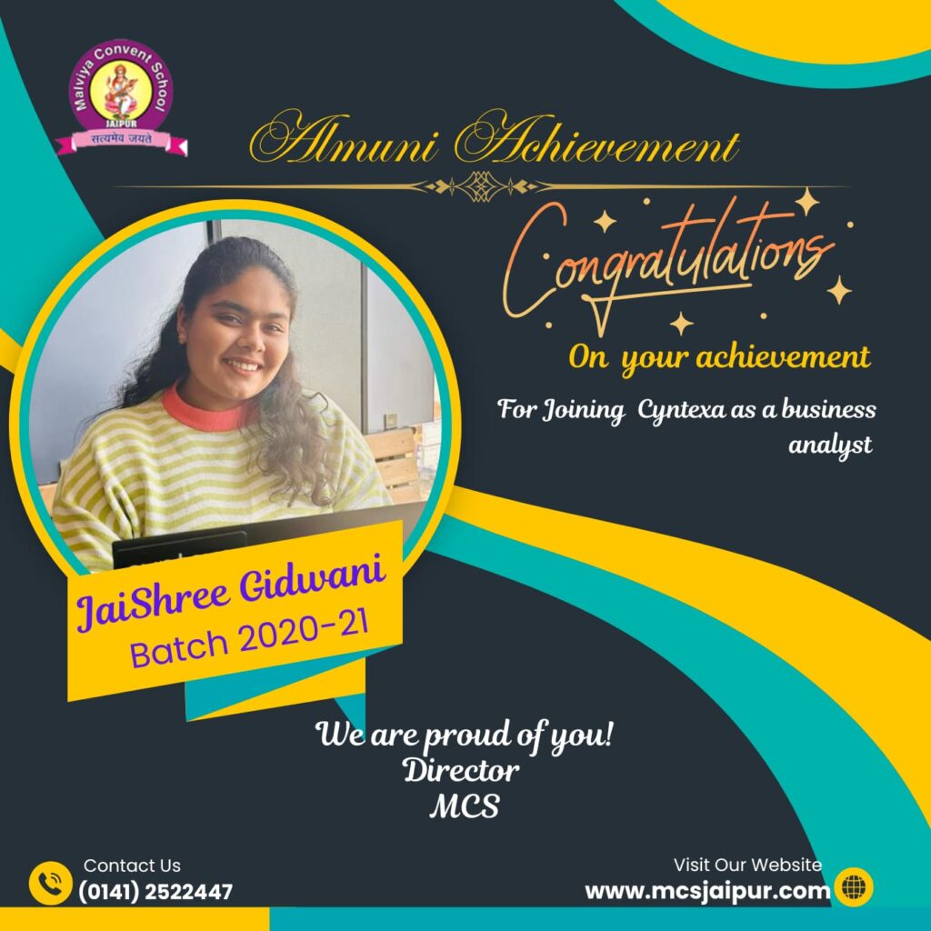 Our Alumni Jaishree Gidwani