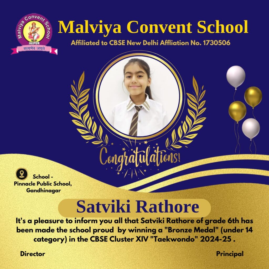 Satviki Rathore Grade 6th